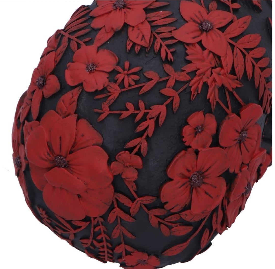 Age of Opium Poppy Skull 18.5cm