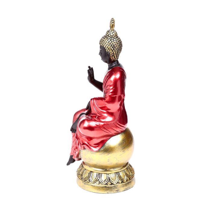 Red, Black & Gold Thai Buddha Enlightenment
