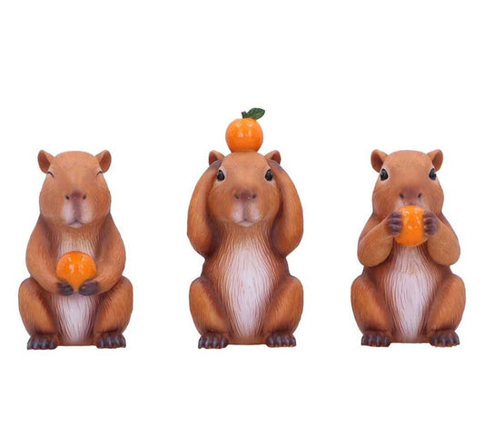 Three Wise Capybaras 10.5cm