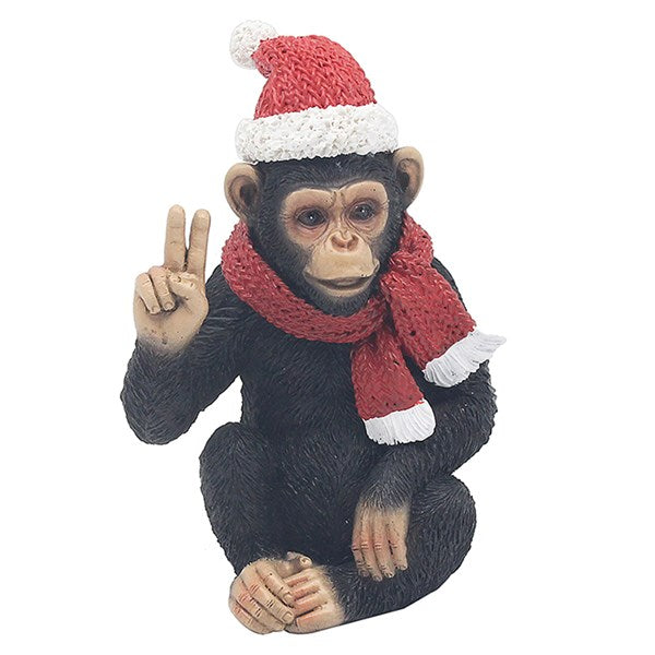 Xmas Monkey Two Finger Small