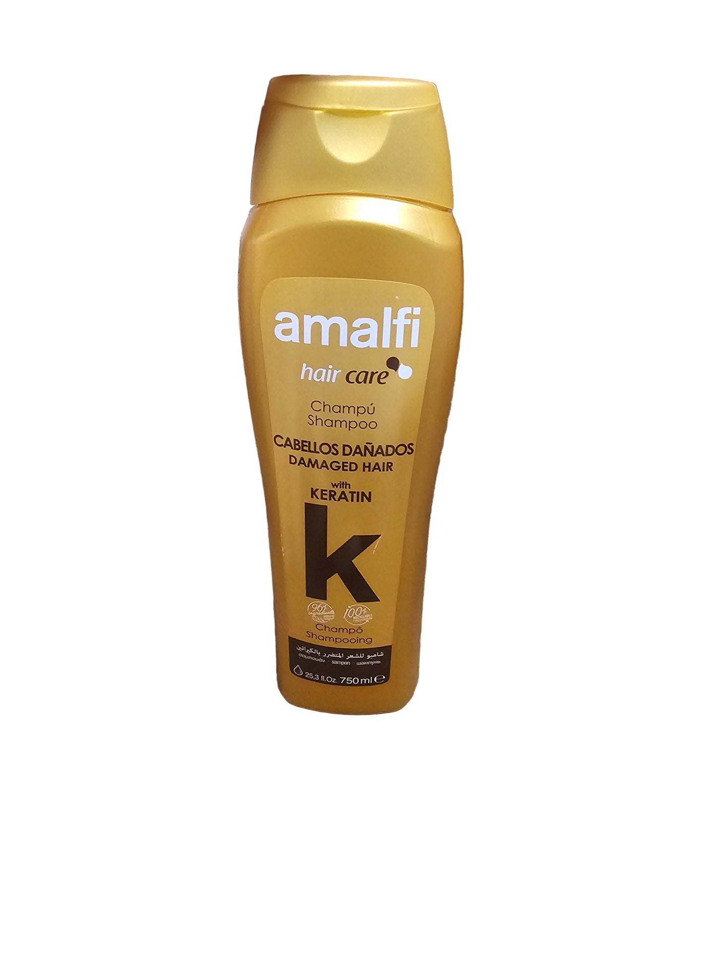 Amalfi Haircare Keratin Shampoo for Damaged Hair - 750ml - Conditioner