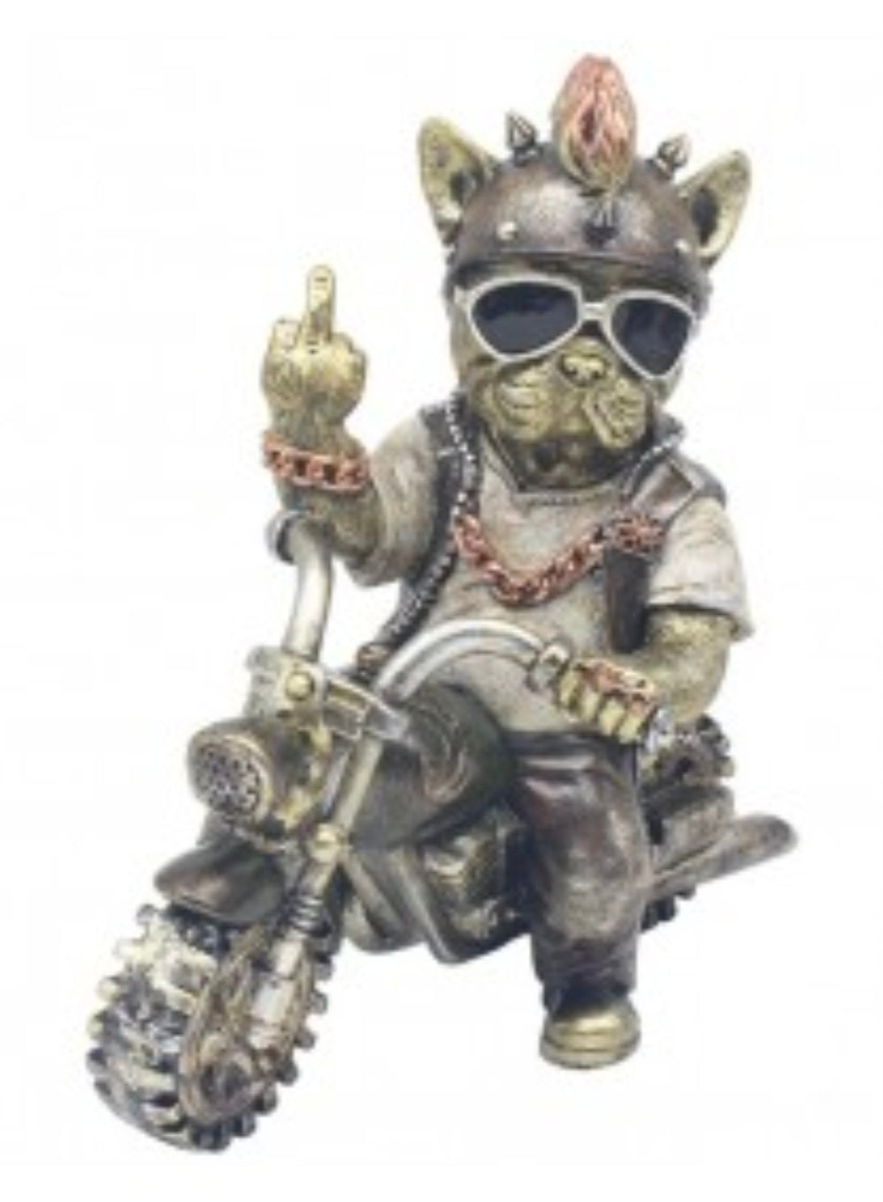 Frenchie biker