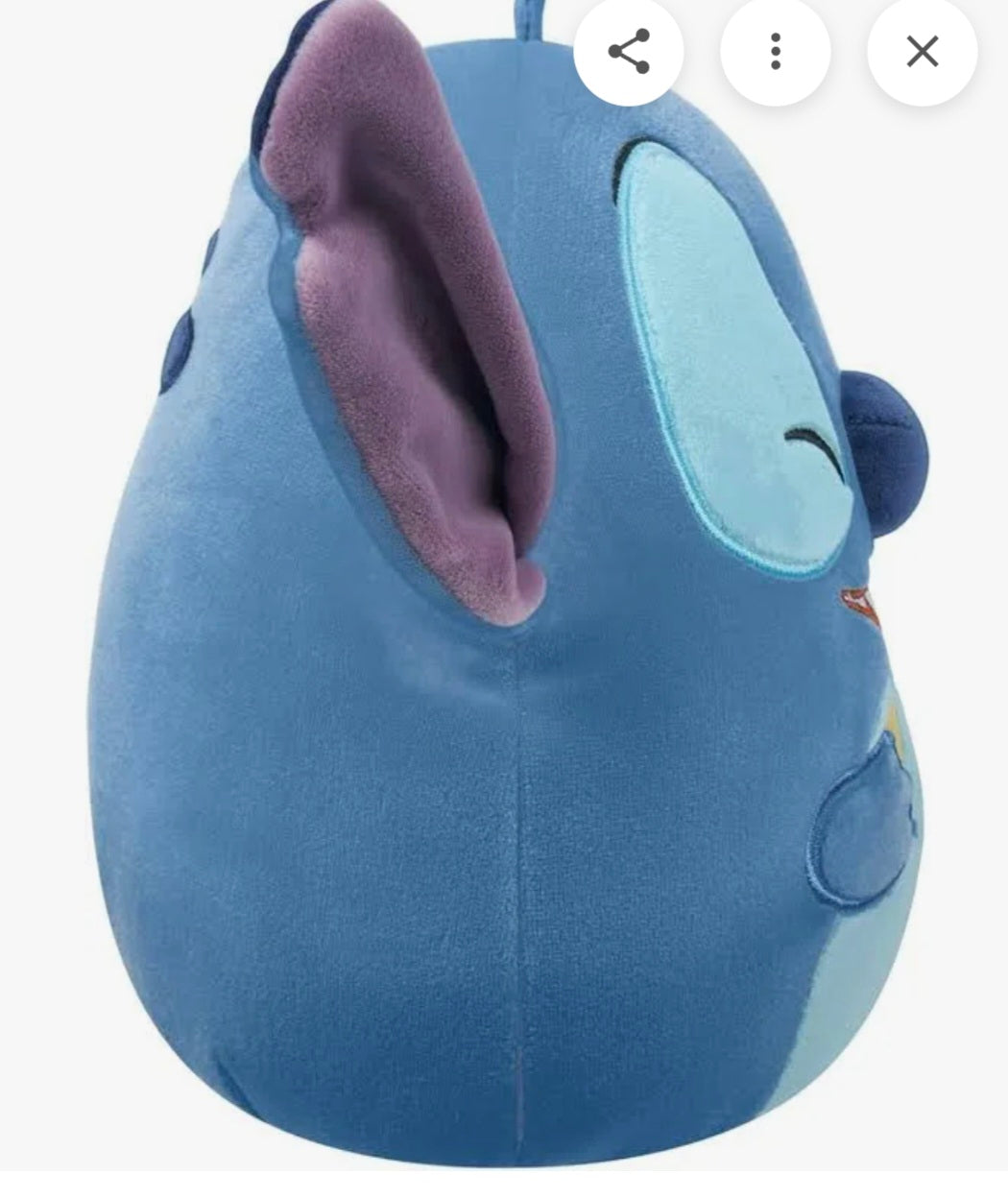 Original Squishmallows Disney Stitch with French Fries Plush