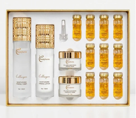 Collagen Hydrating 8 Firming Skincare Set- 14-Piece Collection