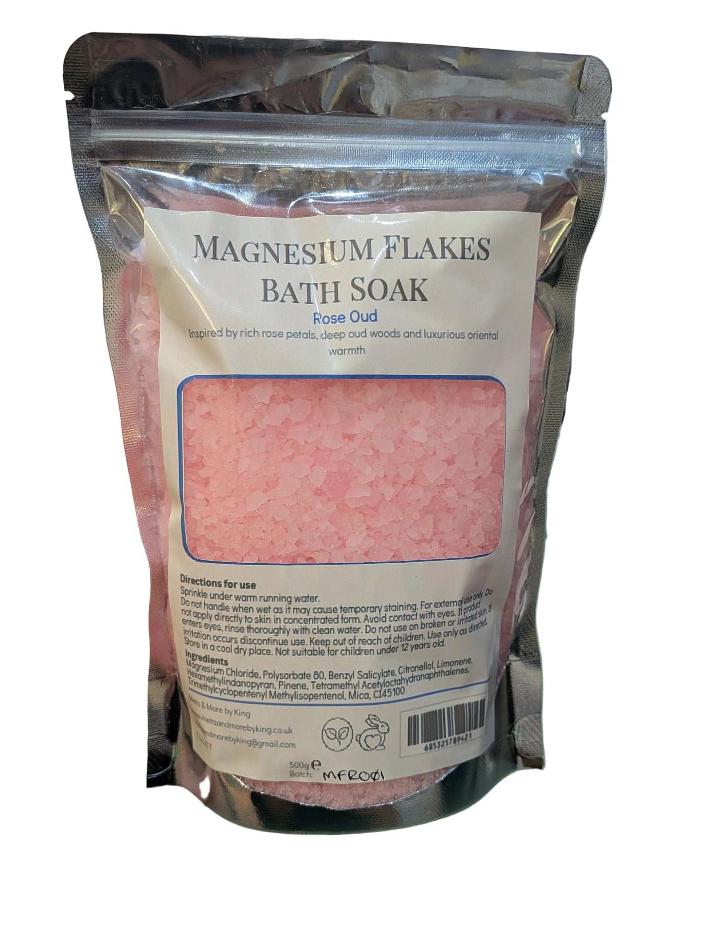 Scented Magnesium Flakes Bath Soak 500g