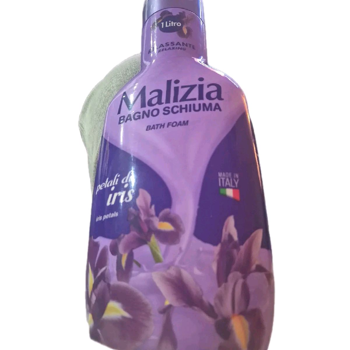 Malizia Italian Bath Foam 1Lt - iris petals fragrance