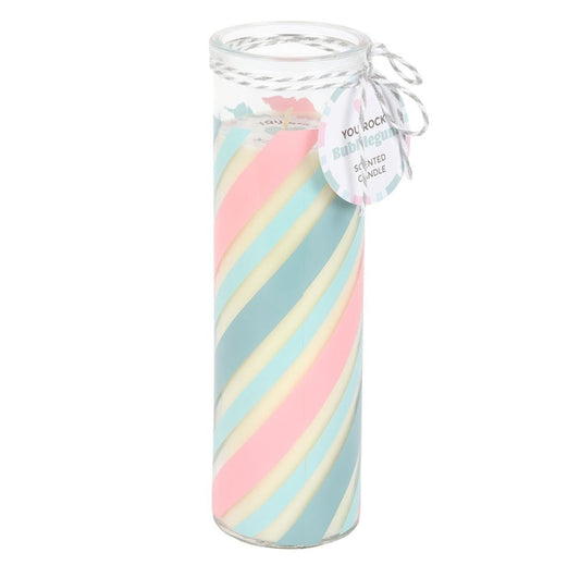 Candy Stripe Tube Candles