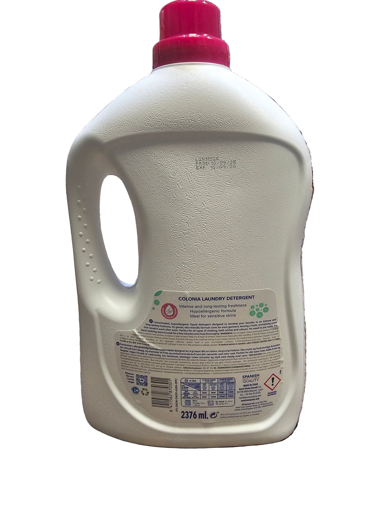 Asevi Laundry Detergent Colonia.