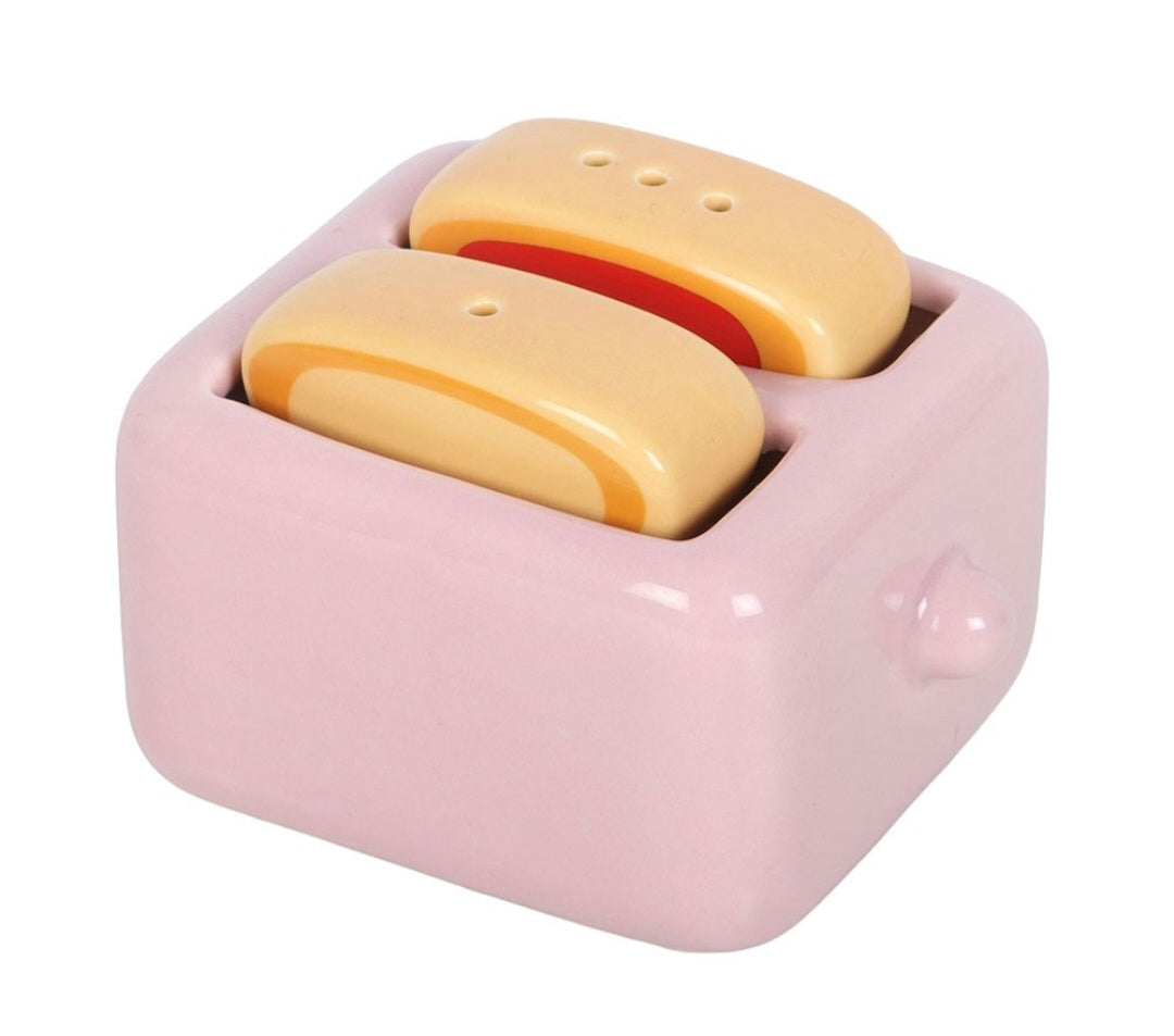Kawaii Toast Salt and Pepper Shakers