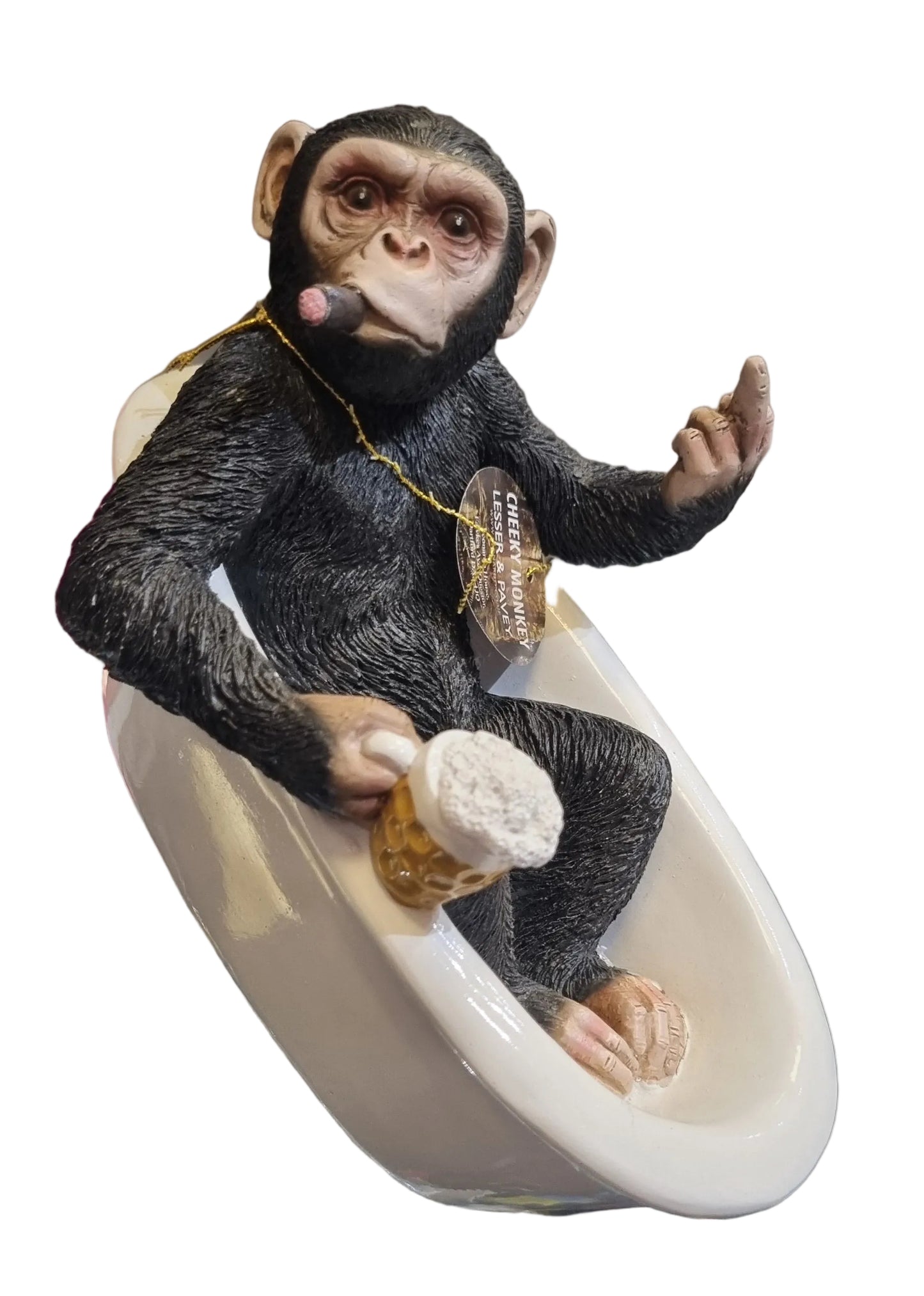 Cheeky Monkey - Relax" bathtub figurine