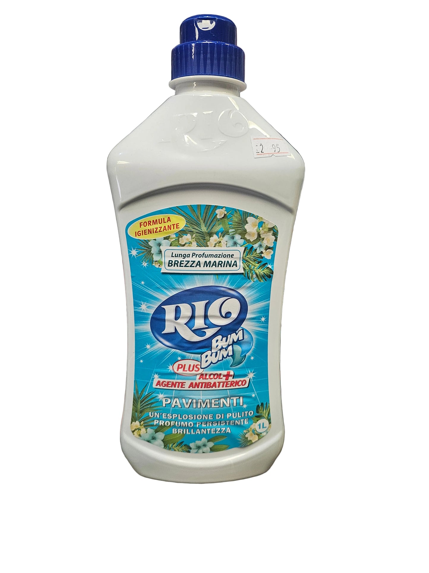 Rio Bum Bum Plus Floors cleaning product in the "Brezza Marina" (Sea Breeze) scent.