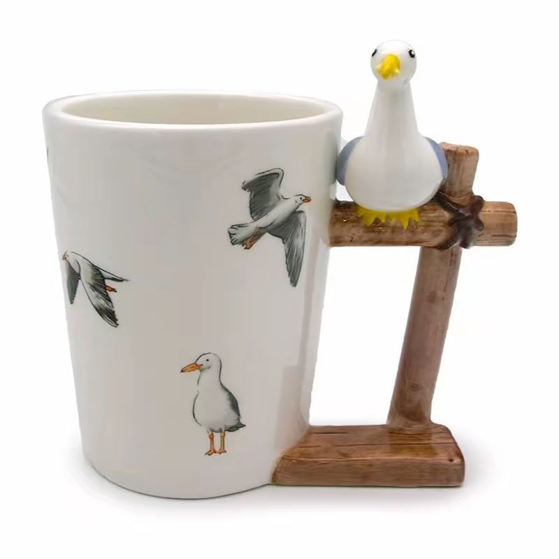 Seagull Buoy Mug With Shaped Handle 16cm