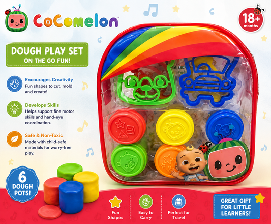 CoComelon Modelling Dough Backpack Set.