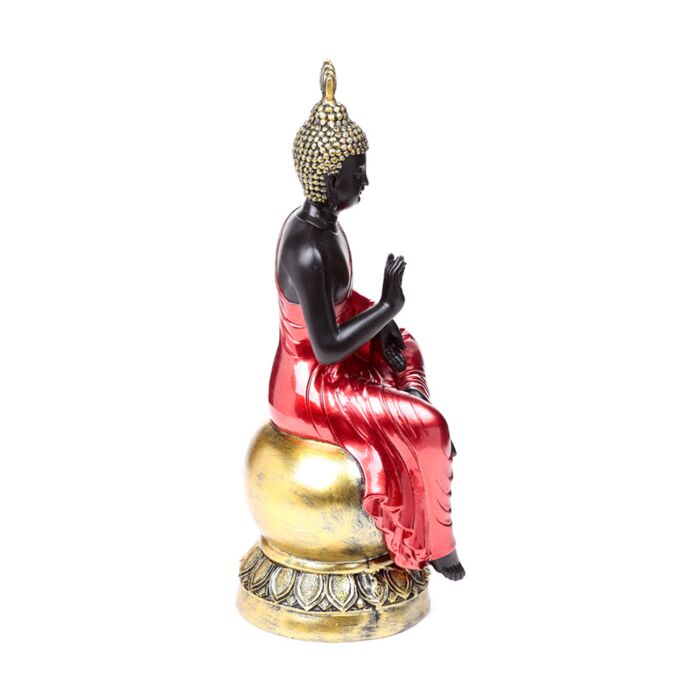 Red, Black & Gold Thai Buddha Enlightenment