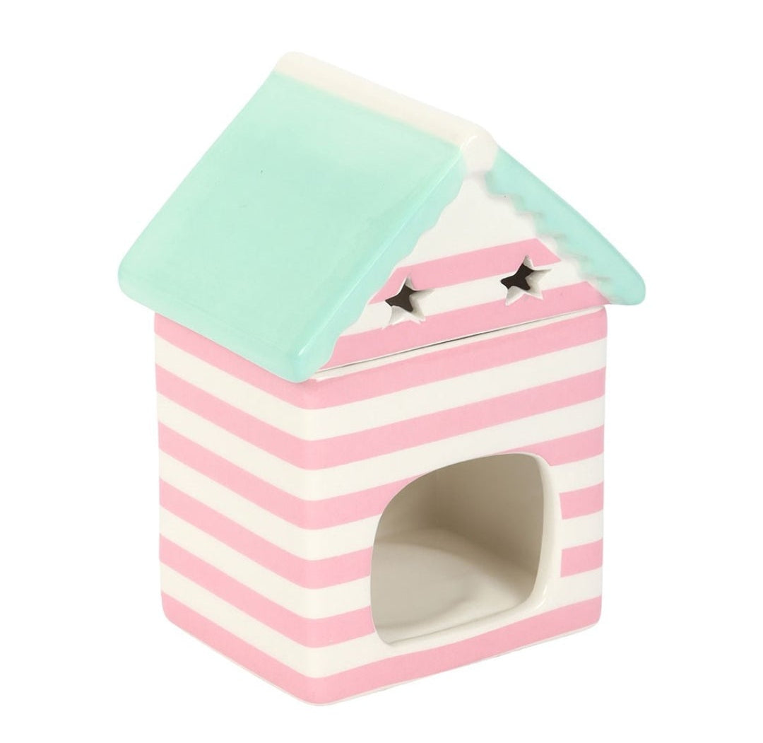 Pastel Beach Hut Oil Burner