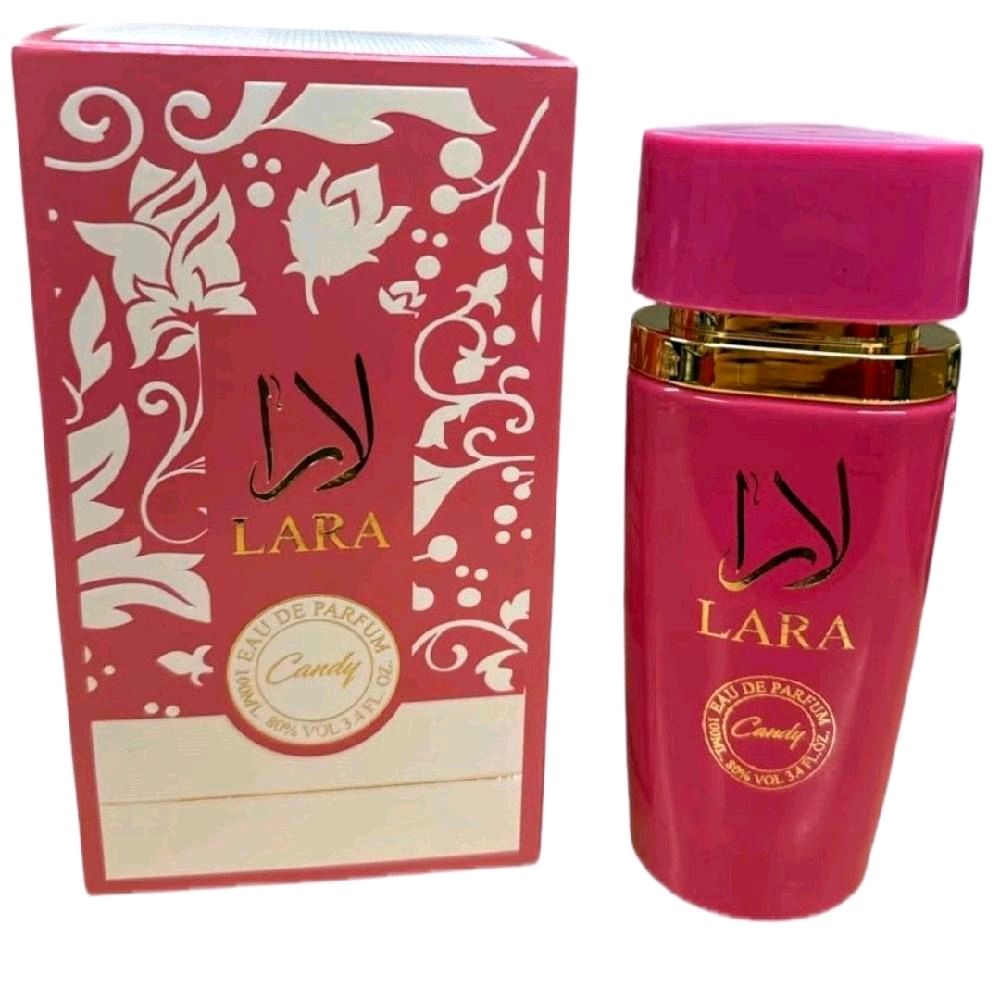 Lara Candy 100ml Eau de Parfum - Pink Bottle with Floral Packaging by Lara Brand