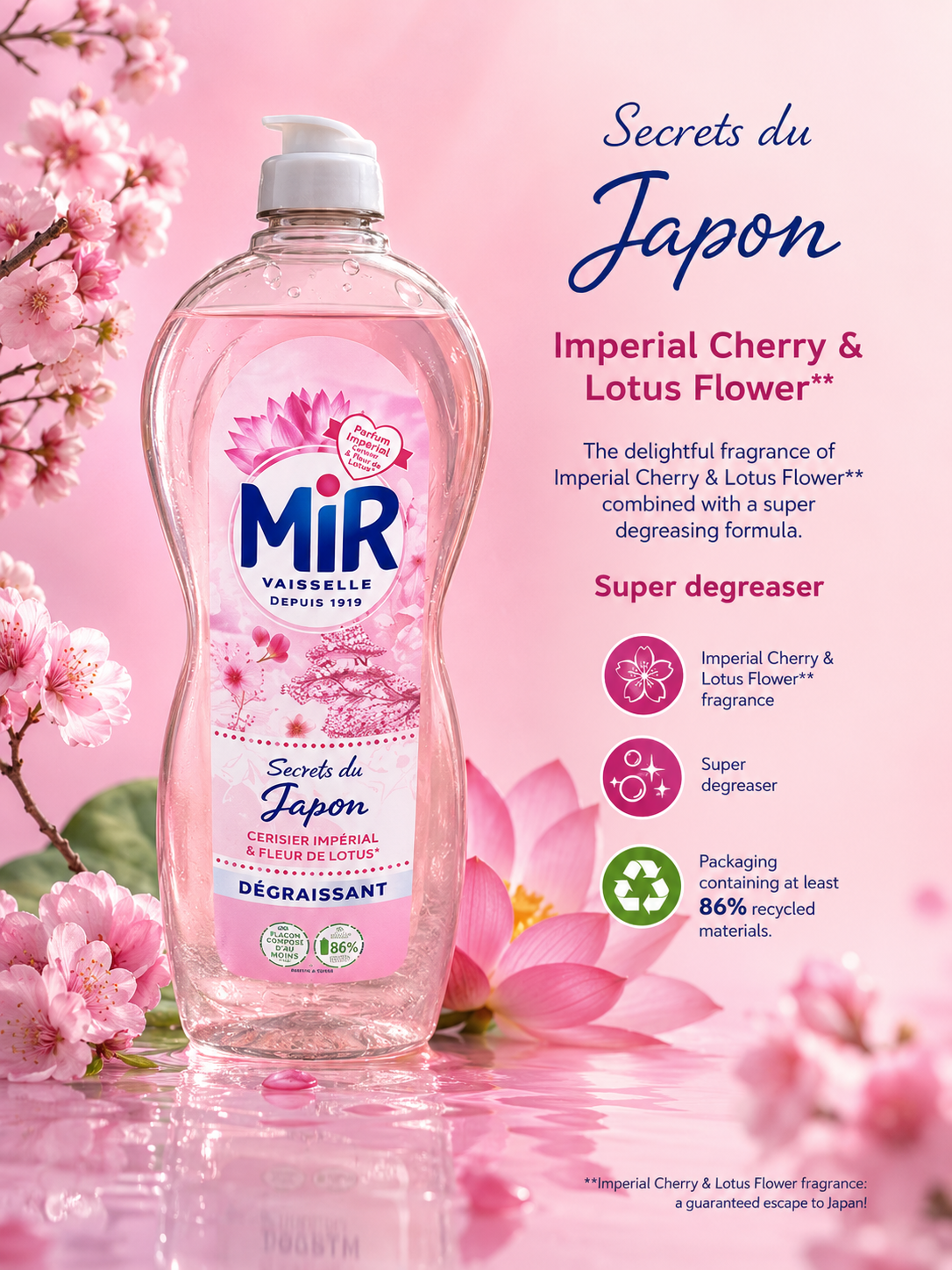 MIR Dishwashing Liquid and Grease Remover