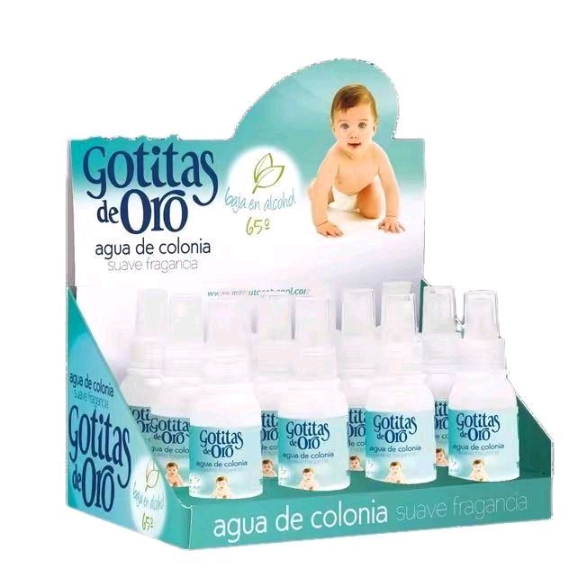 Gotitas de Oro Agua De Colonia, 80ml