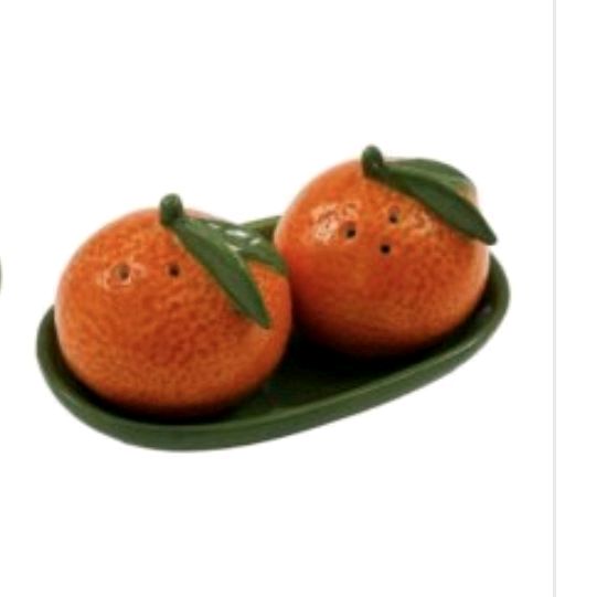 Citrus Cruet Set with Tray - 2 Pieces, 13cm - Utensils, Kitchen Seasoning Fruit Stylish