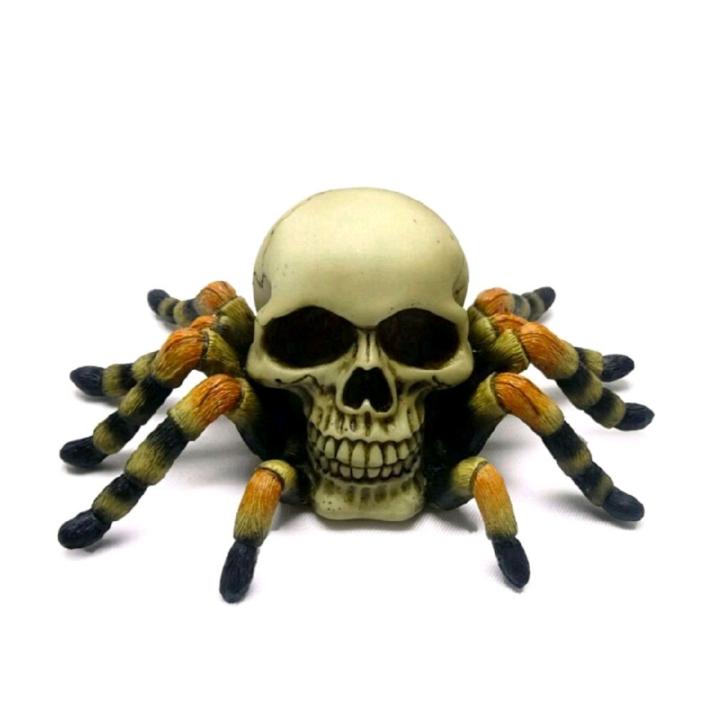 Skull with Spider Legs home decor ornament Spooky Decoration