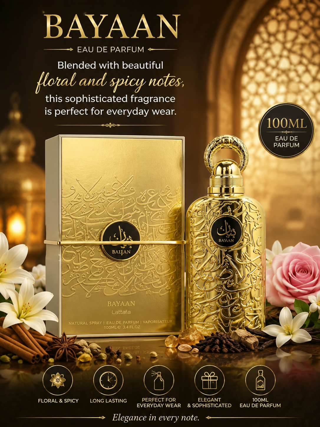Bayann unisex Fragrance 100ml -