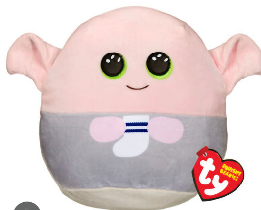 Ty Harry Potter Dobby 10” Squishy Beanie plush toy.