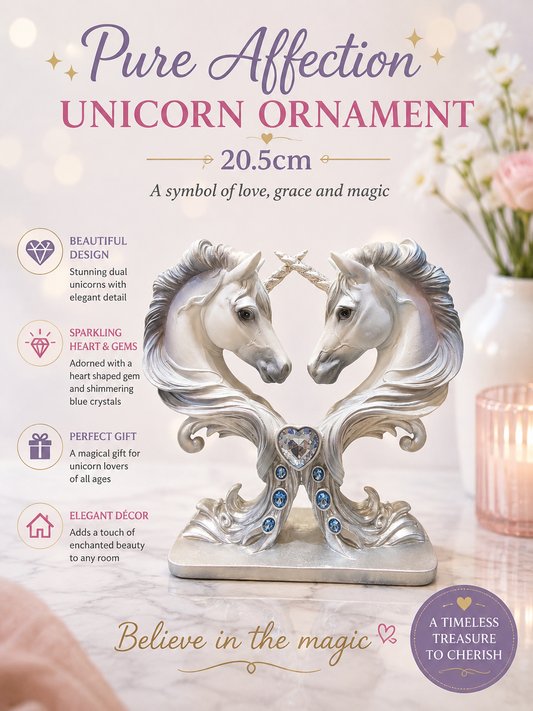 Pure Affection 20.5cm Unicorn Ornament