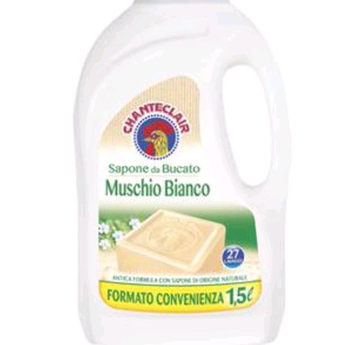 Chanteclair White Musk Laundry Soap 1.5 l - Fresh Scented Cleaning Product for Your Laundry Needs