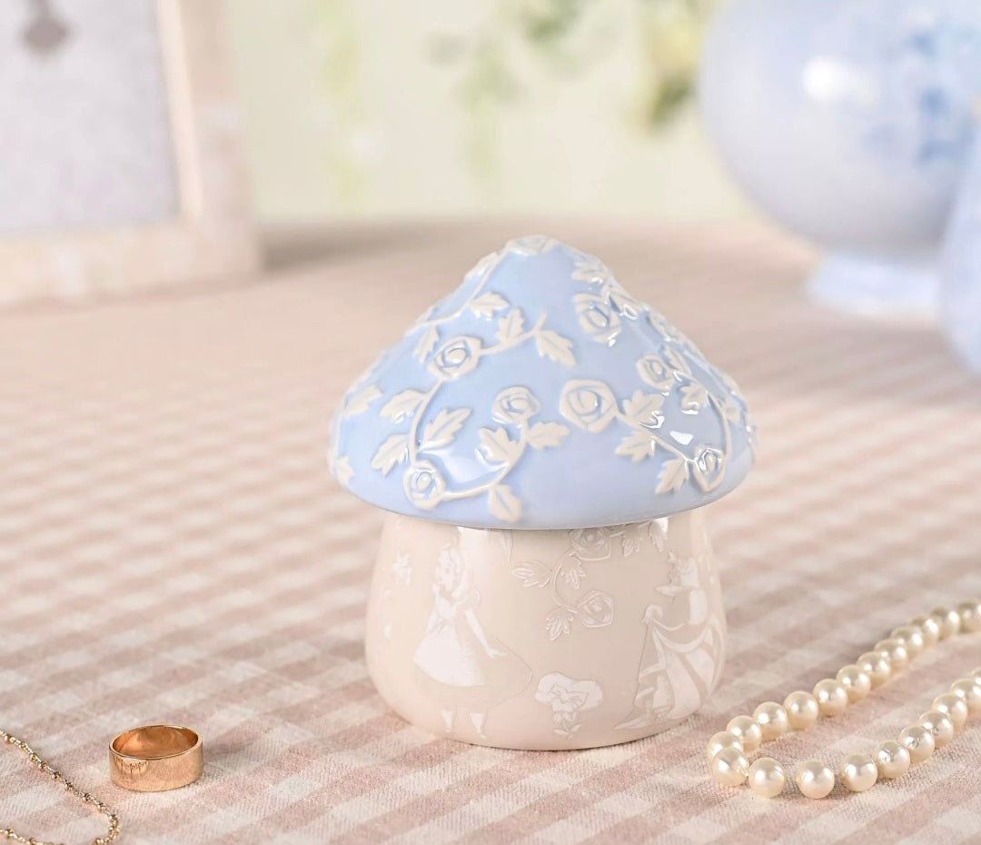 Disney Alice in Wonderland Mushroom Trinket Box
