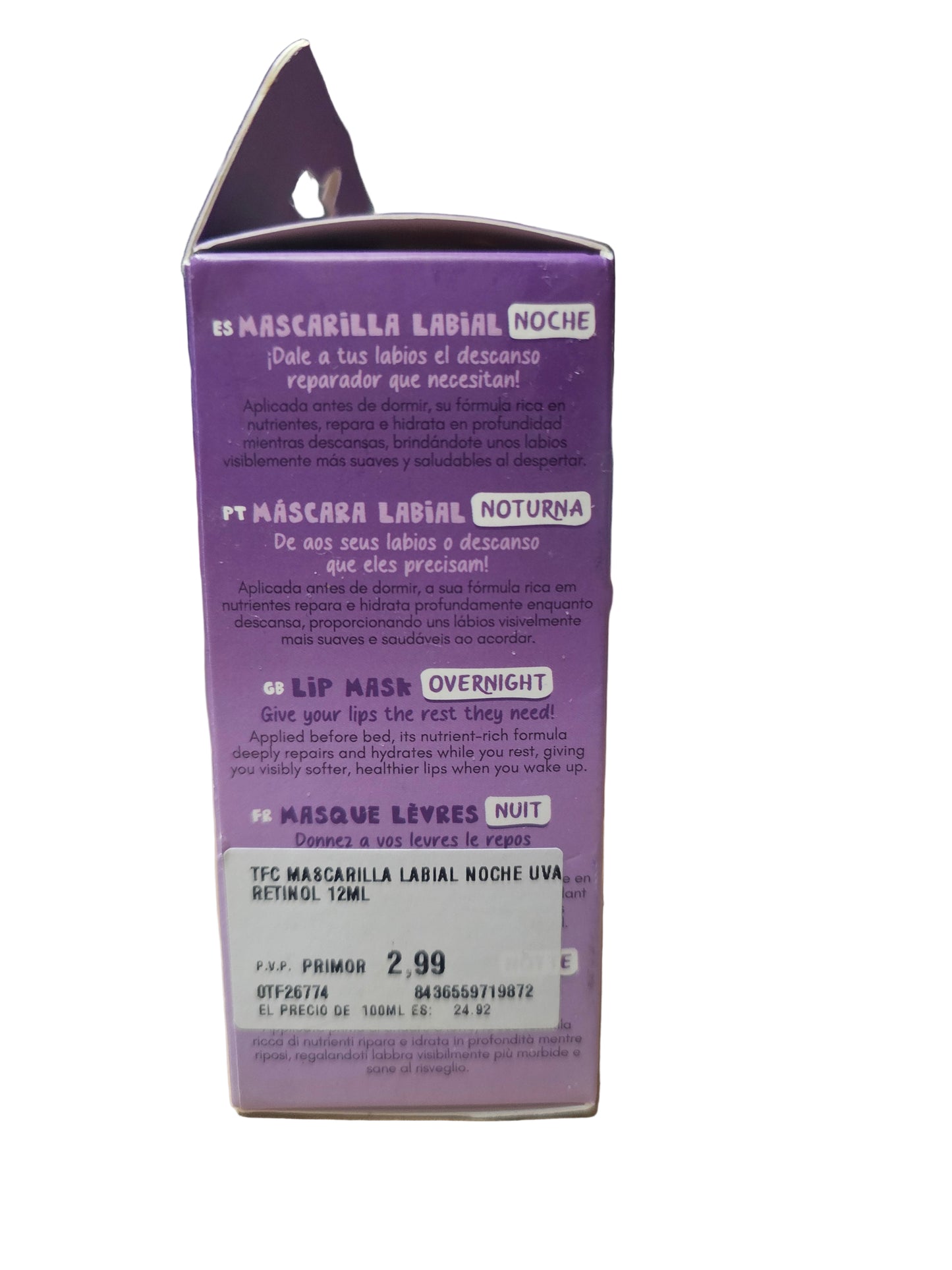 The Fruit Company Overnight Lip Mask