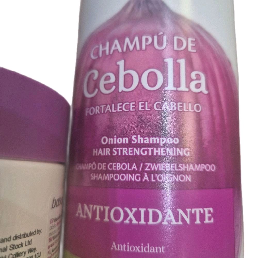 Babaria Onion Shampoo and Conditioner Set for Haircare - Cleansing Repair Cleanser
