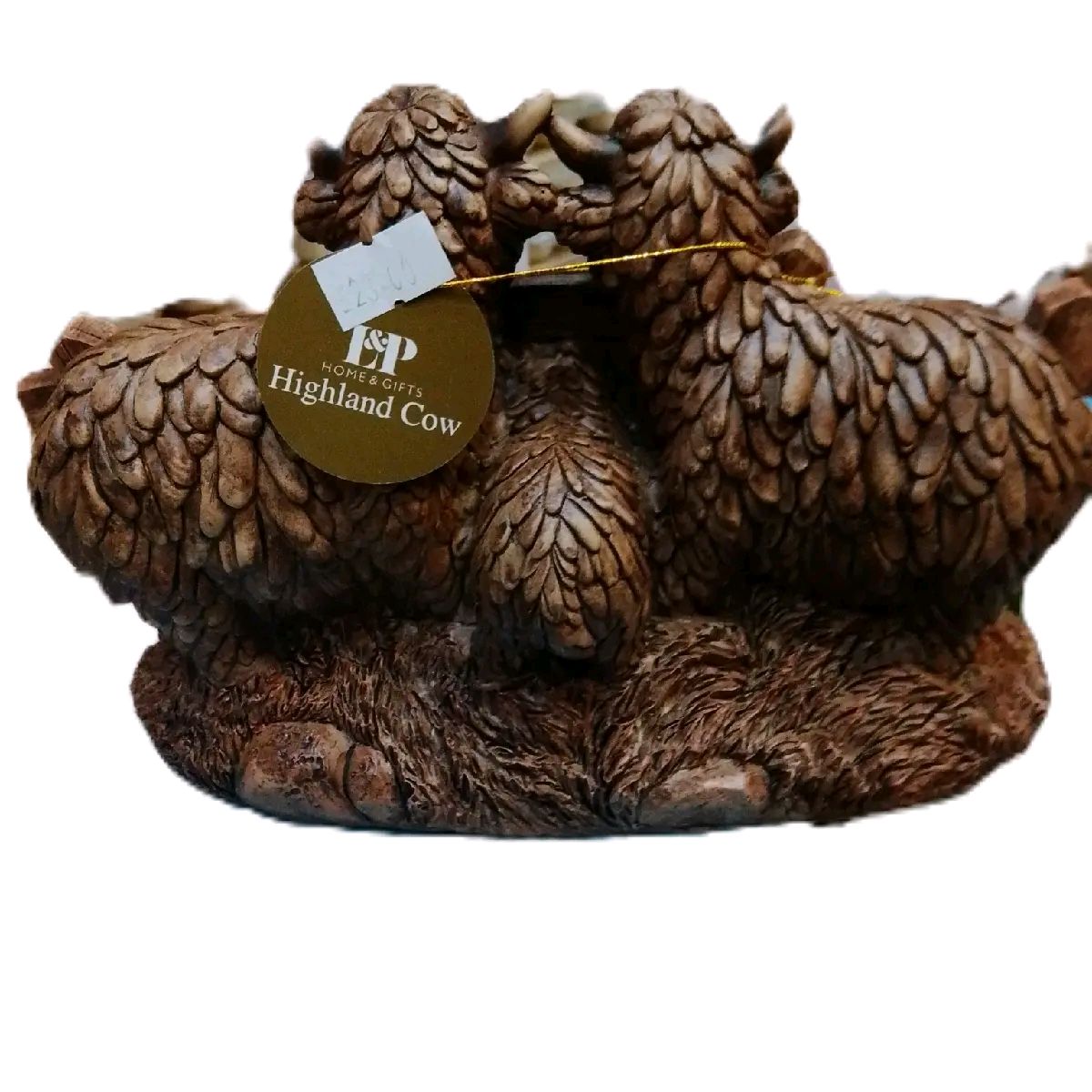 Highland Cows Happy Herd Statue