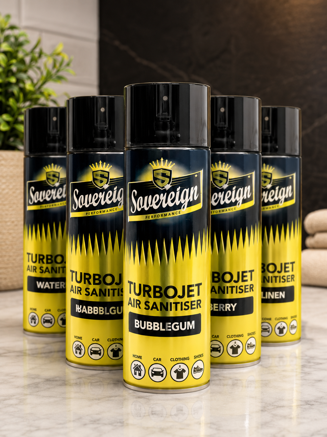 Turbojet car Air Sanitizer - Various scents 500ml