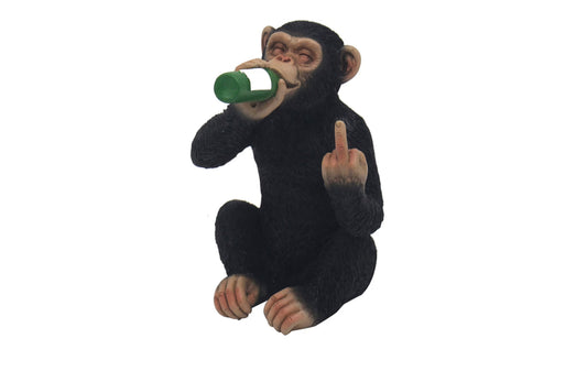 Cheeky monkey driinking
