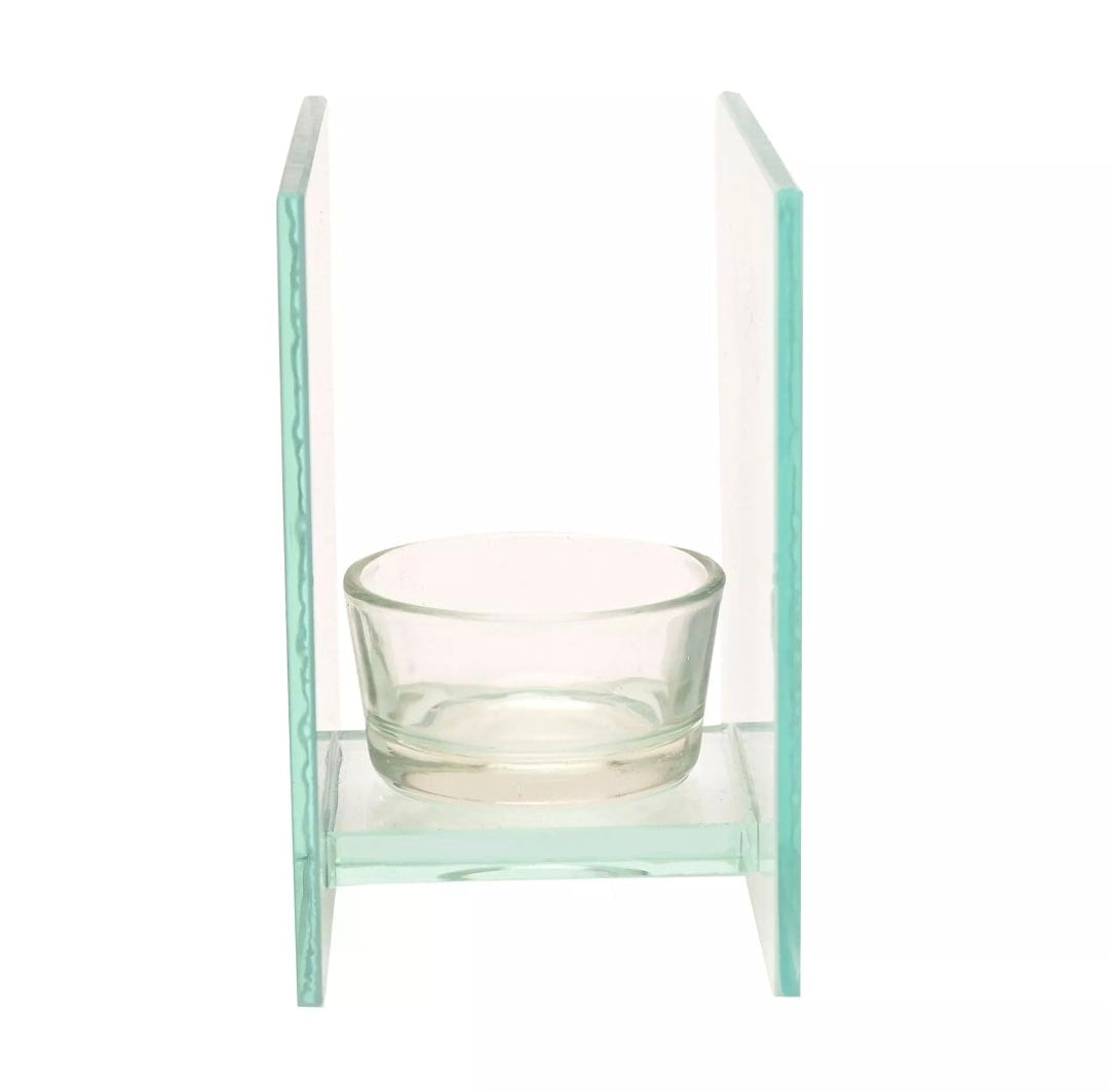 Country Living Highland Cow Glass Tealight Holder