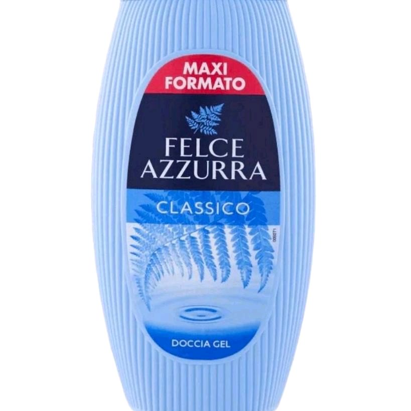 Felce Azzura Shower Gel Classico 250 ml - Long-Lasting Fragrance for Daily Use - Body Care Comfort Scented Cleansing Aroma Cleanser