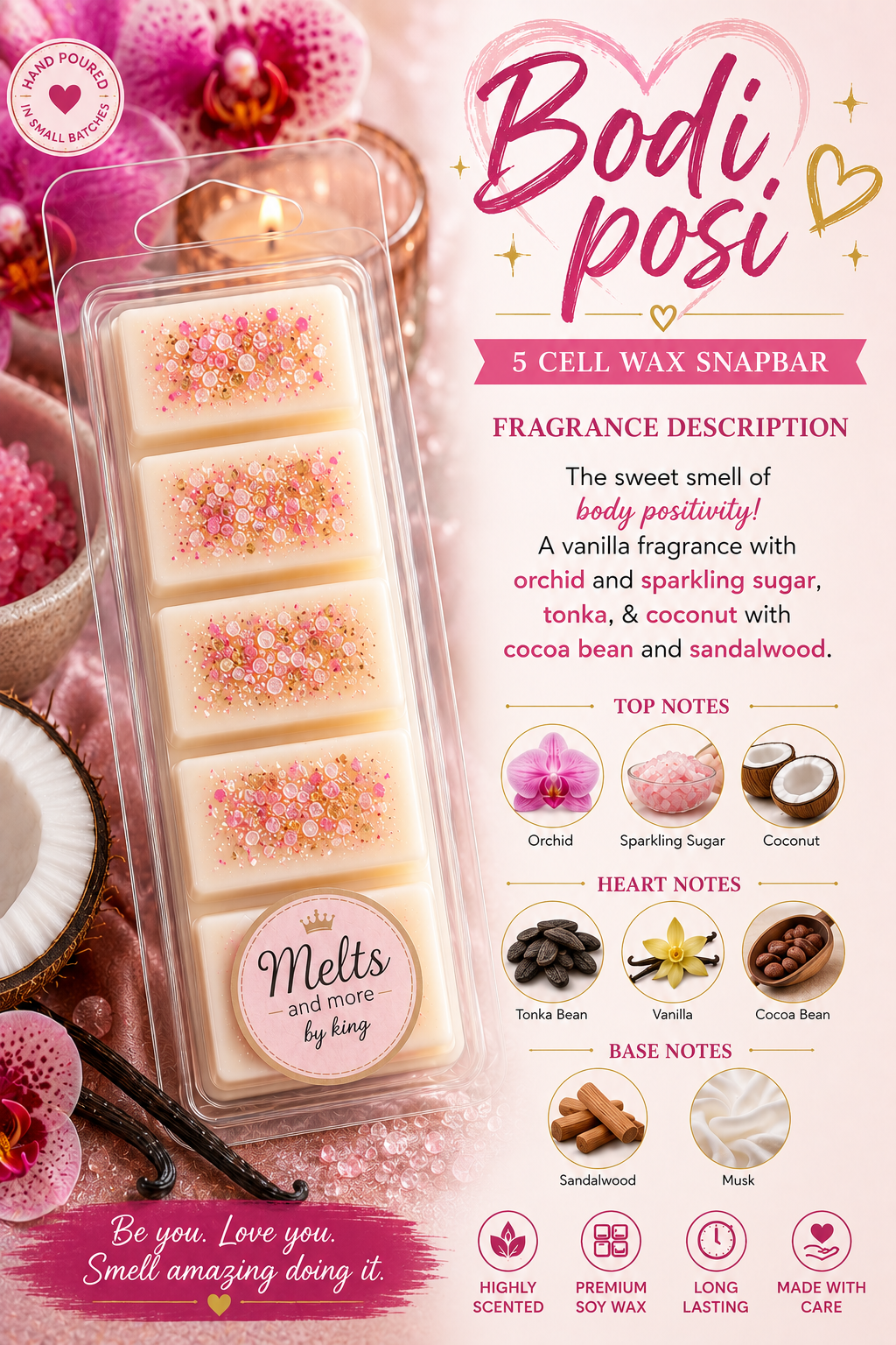 Wax Melt Bars for Home Fragrance 50g
