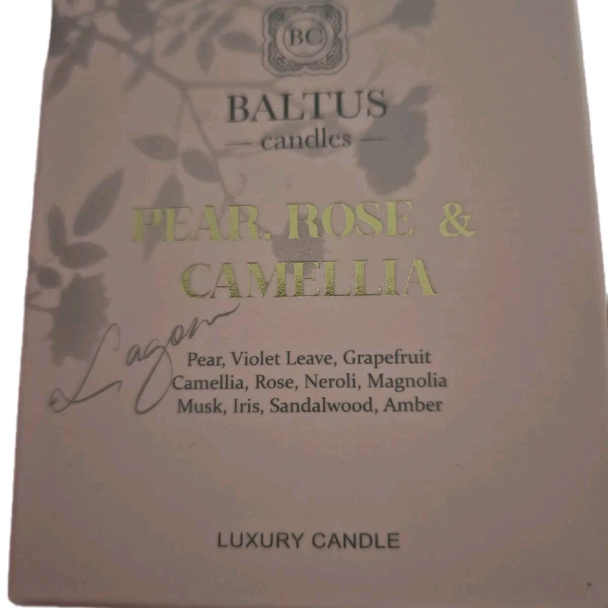 Luxe Lagom Luxury Candle Pot - Pear, Rose & Camellia