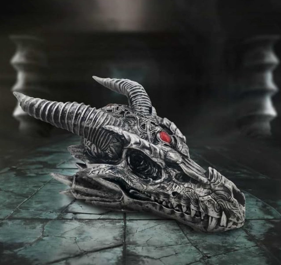 Nemesis Now Tribal Flame 21.5cm, Silver, Dragon Figure
Resin, Silver Dragon Ornament