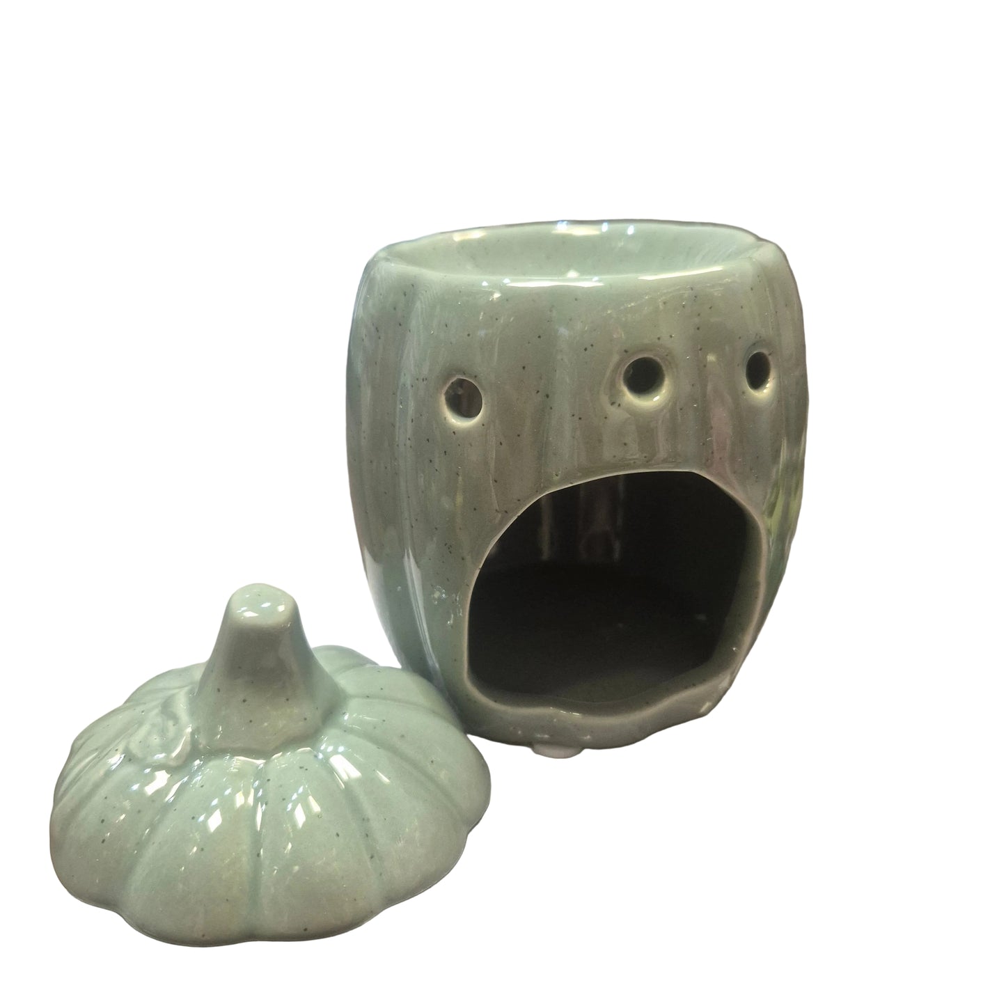 Orange or Green Ceramic Pumpkin Wax Melt Burner