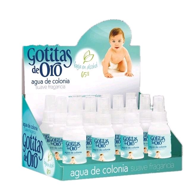 Gotitas de Oro Agua De Colonia, 80ml