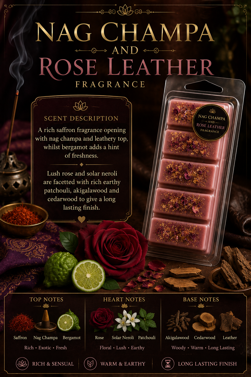 Wax Melt Bars for Home Fragrance 50g