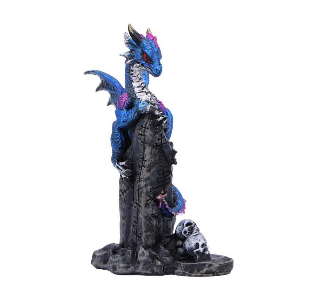 Cobalt Rune Protector 10.8cm
Cobalt Rune Protector Resin Dragon Figurine