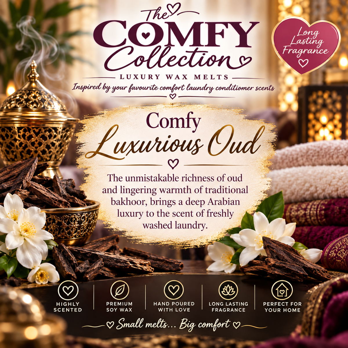 The Comfy Collection wax melts