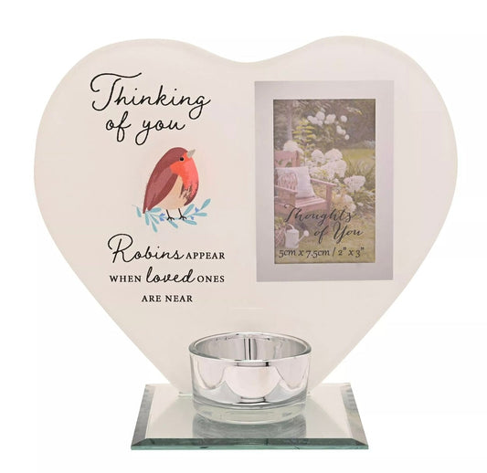 Thoughts of You Tea Light Holder with Photo - Thinking Of You