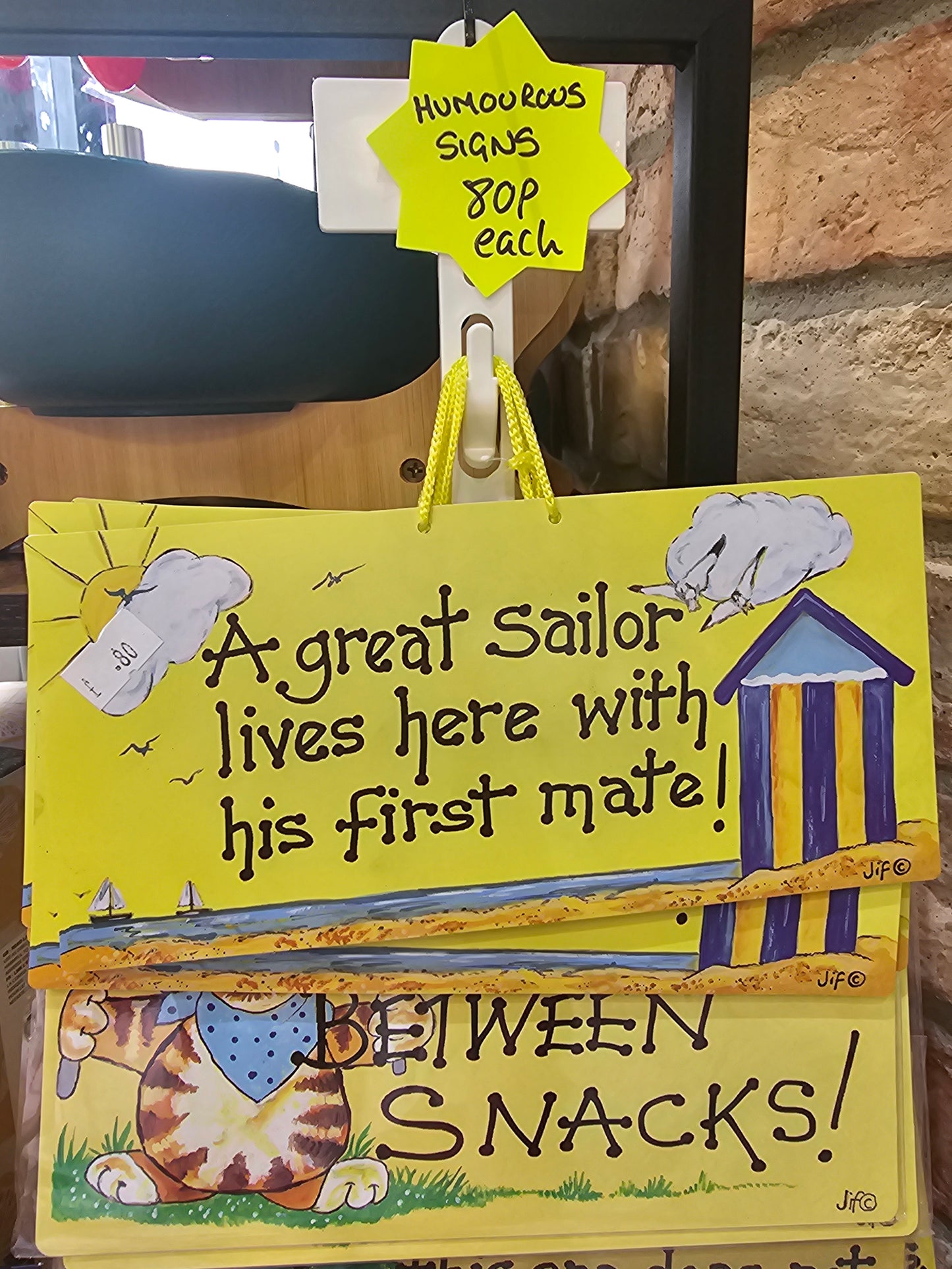 Funny Quote Plastic Sign