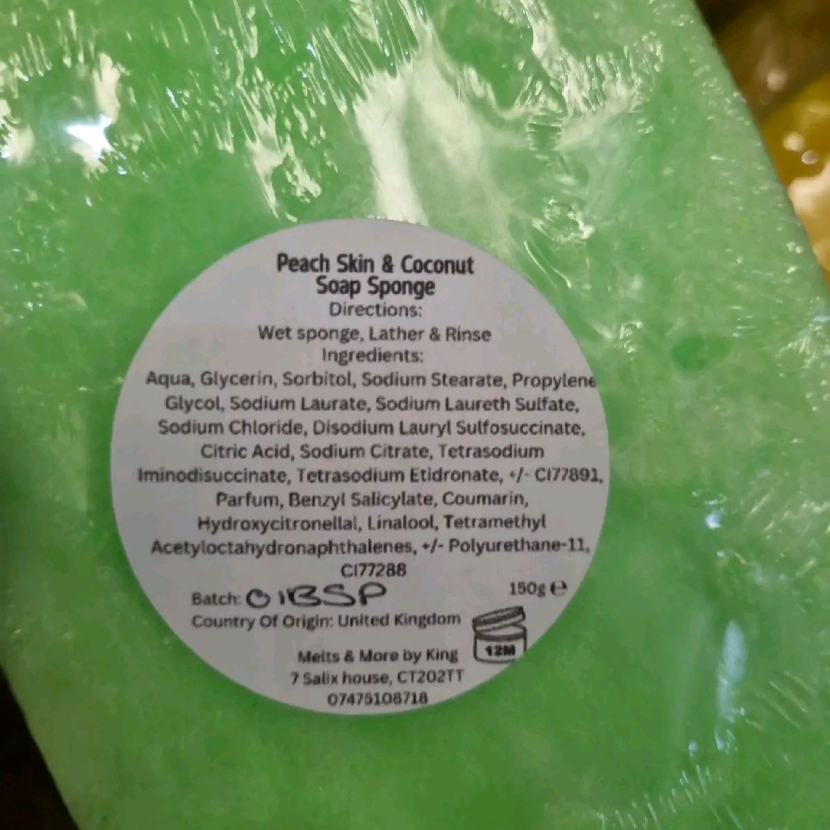 Exfoliating Soap Filled Sponges - Various Scents for Personal Bath Care