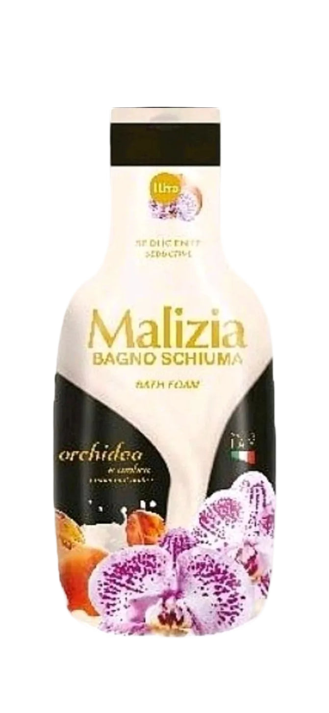 Malizia Bath Foam 1 litre in a variety of different scents