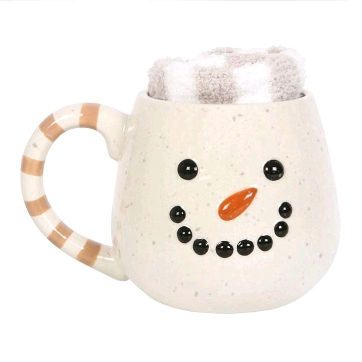Festive Sock & Mug Giftsets - Perfect for Winter Gifting - Fluffy Drinkware Shaped