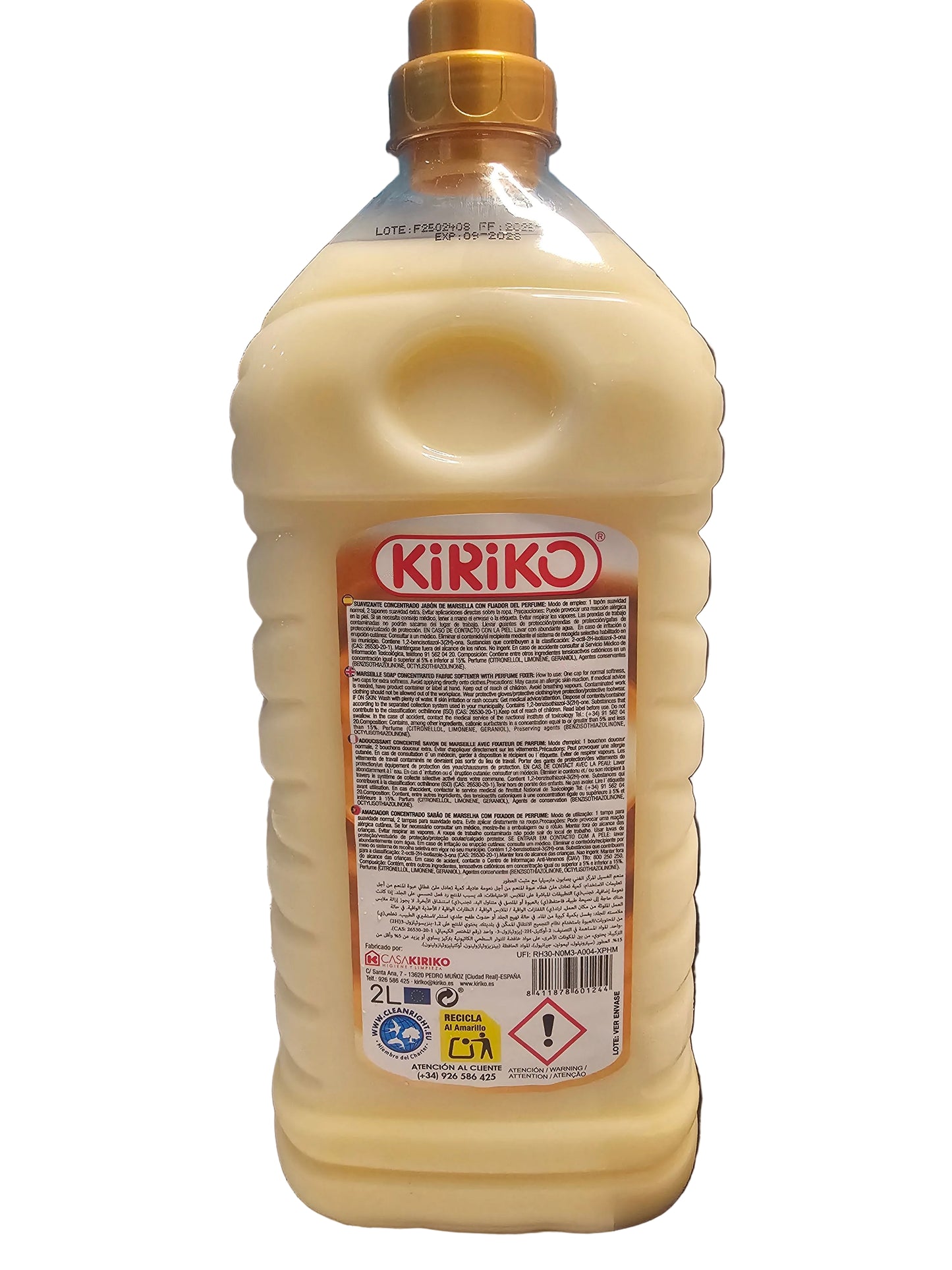 Kiriko Jabón de Marsella Concentrated Fabric Softener